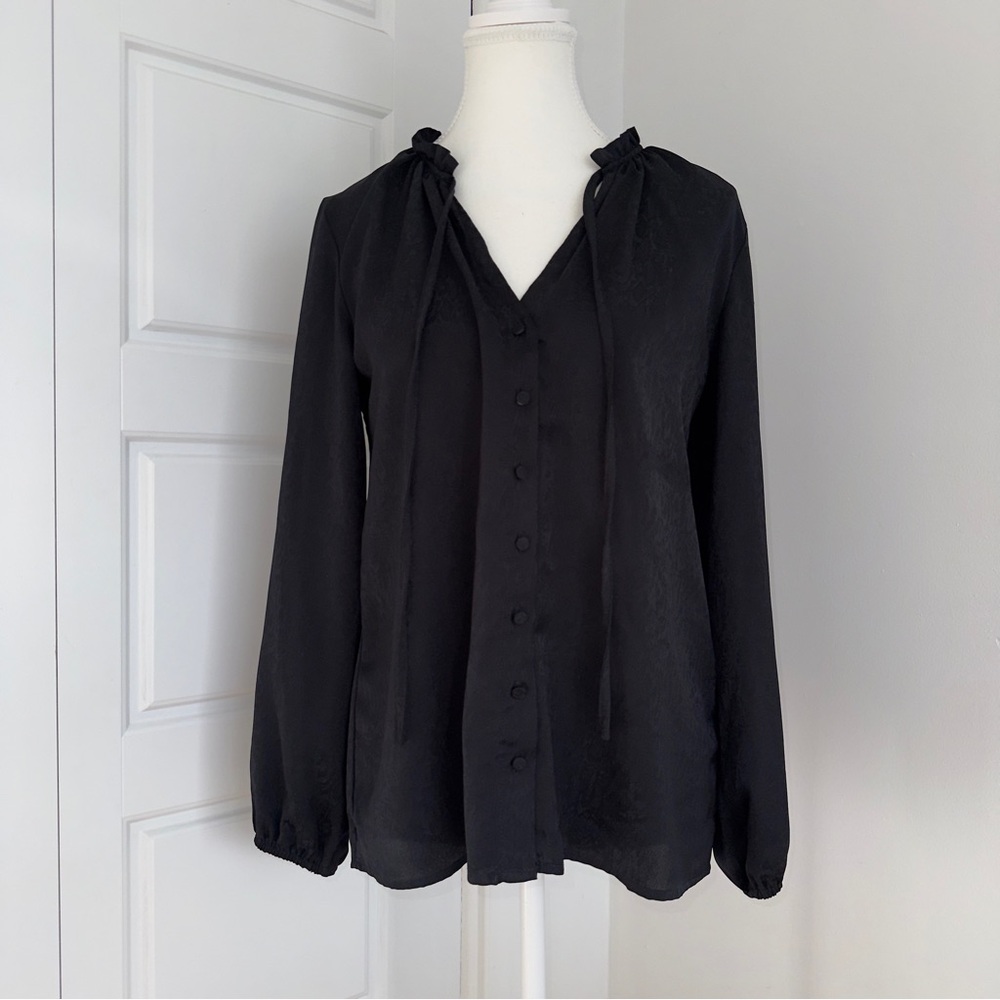 Elegant Black Women's Top
